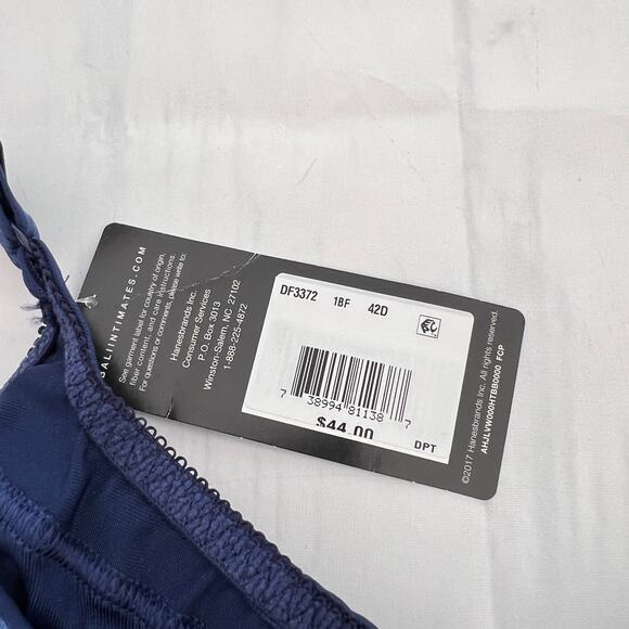 BaliWomen Double Support Wireless Lace Bra/Stay-in-Place Straps FullCoverage 42D - Picture 9 of 11